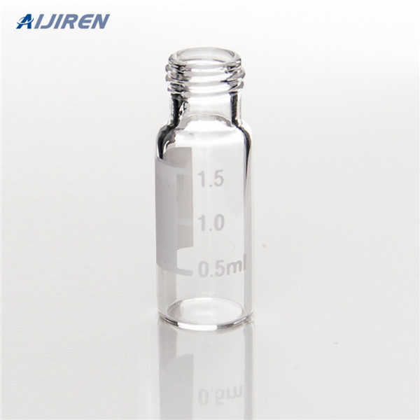 crimp HPLC autosampler vials with closures on stock